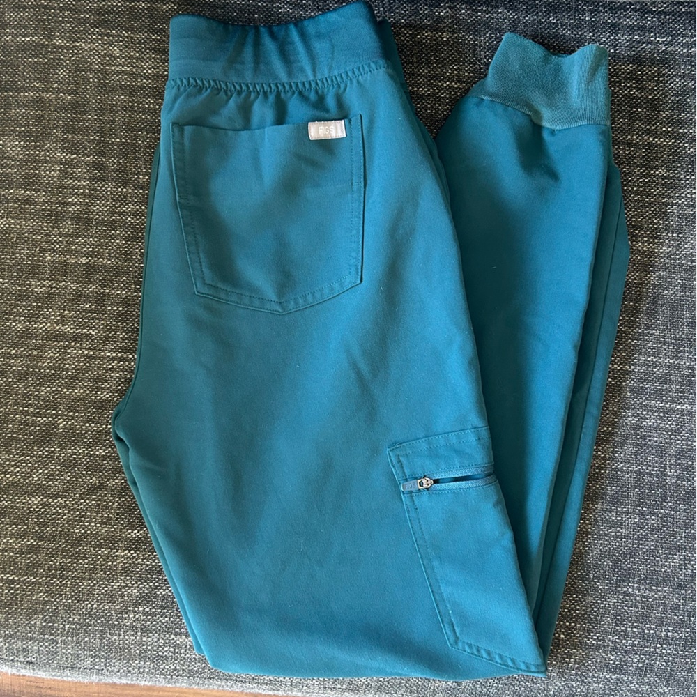 Figs Zamora Scrub Joggers XS Caribbean Blue